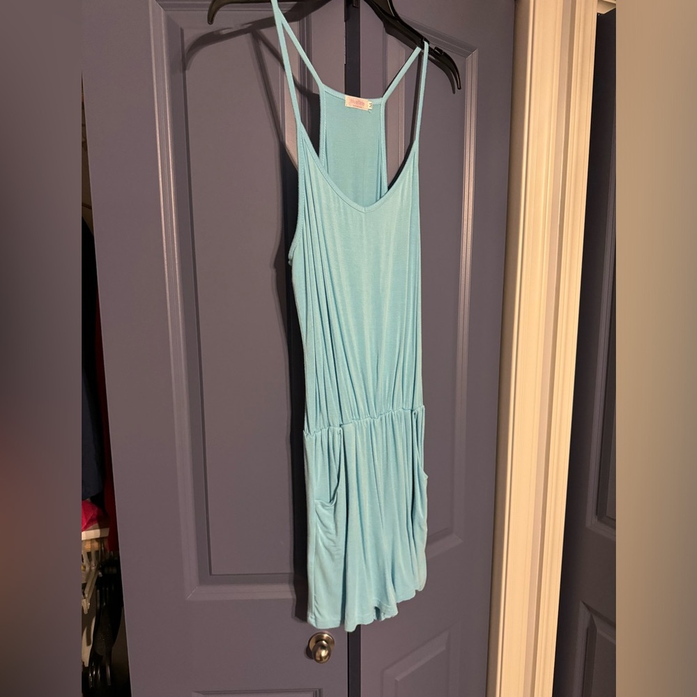 Blue romper